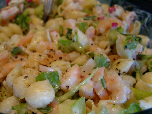 Curried Macaroni Salad with Fresh Shrimp Curried Macaroni Salad with Fresh Shrimp picture